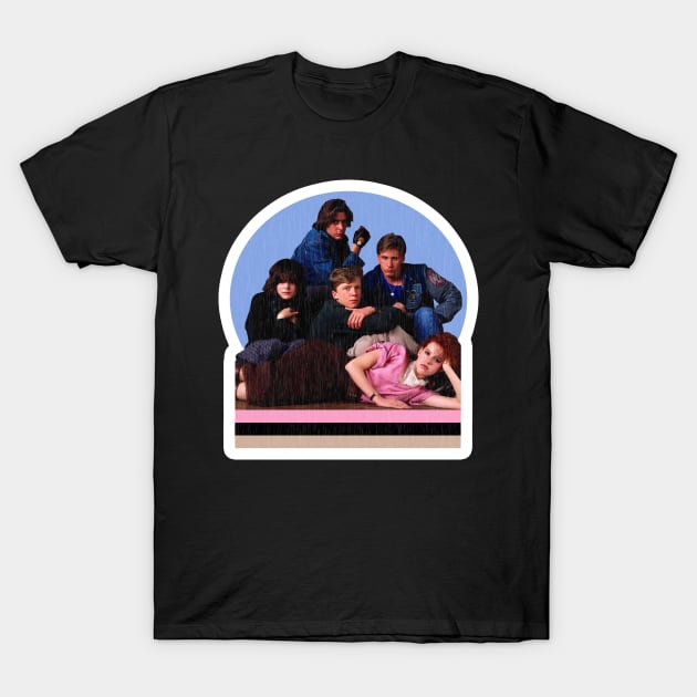 The Breakfast Club, for a Brain, an Athlete, a Basket Case, a Princess, and a Criminal T-Shirt by Xanaduriffic